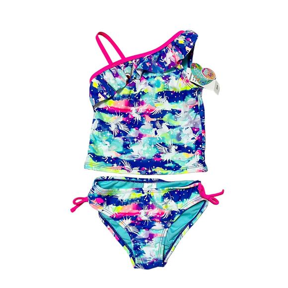 NWT Breaking Waves Unicorn Swim Suit Size 5 - Picture 1 of 6